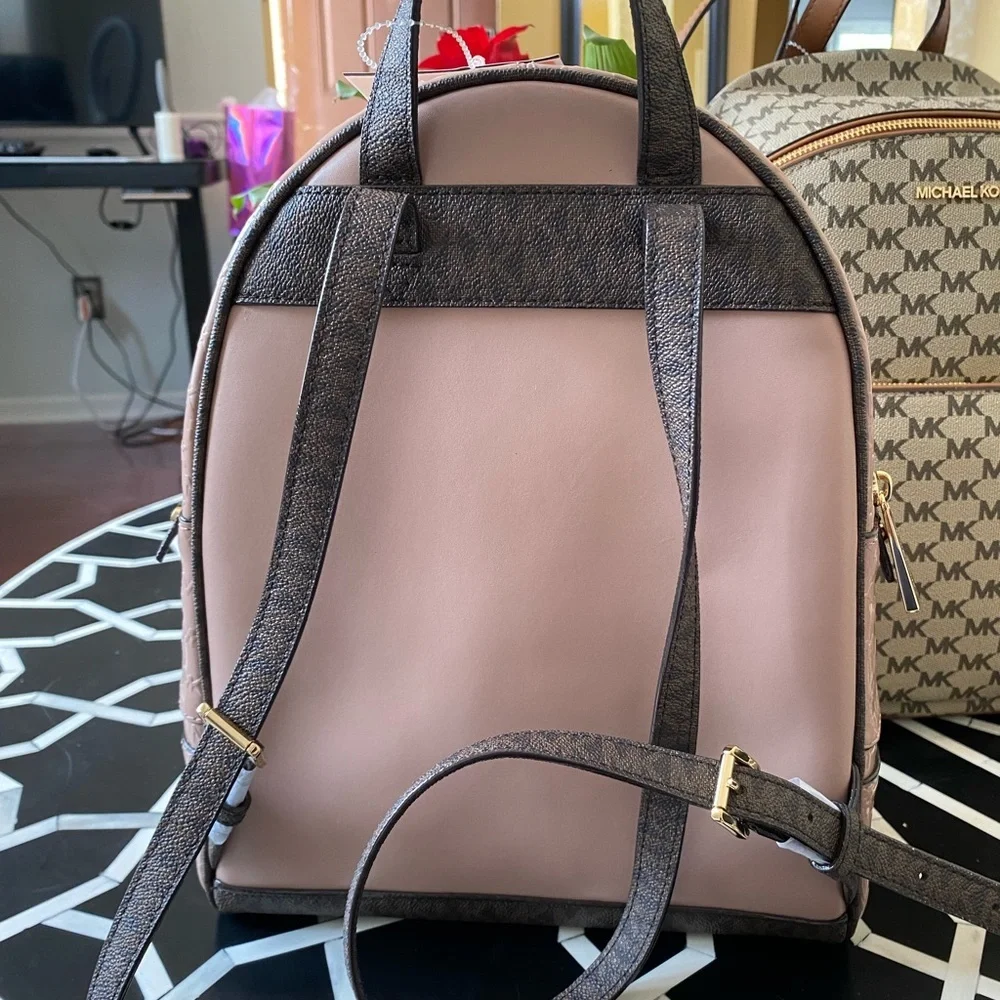 Micheal Kors Rhea Zip Logo Bookbag